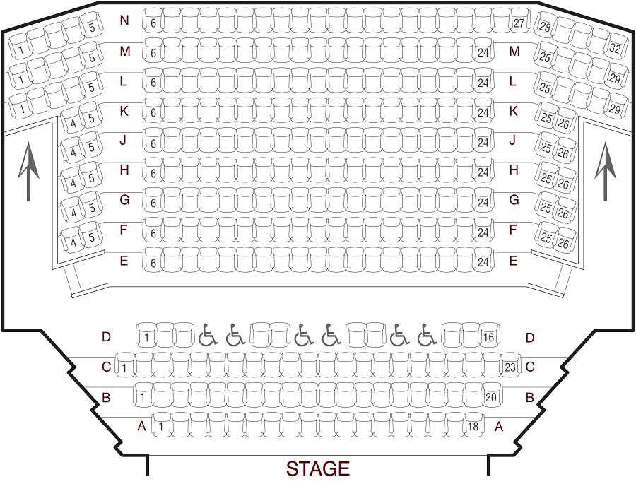 Murphy Theater Seating Chart